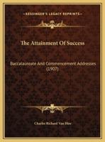 The Attainment Of Success