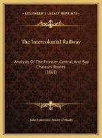 The Intercolonial Railway