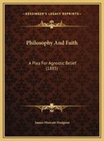 Philosophy And Faith