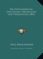 Die Entschadigung Unschuldig Verurteilter Und Verhafteter (1891)