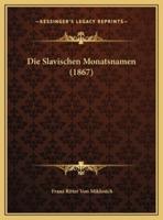 Die Slavischen Monatsnamen (1867)