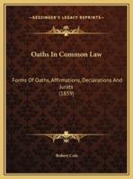 Oaths In Common Law