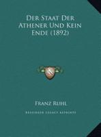 Der Staat Der Athener Und Kein Ende (1892)