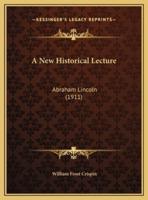 A New Historical Lecture
