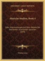 Altaische Studien, Book 4