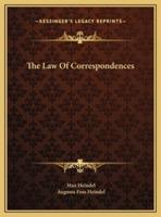 The Law Of Correspondences
