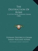 The Destruction Of Rome