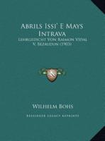 Abrils Issi' E Mays Intrava