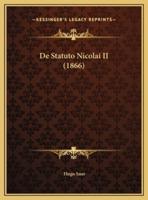 De Statuto Nicolai II (1866)
