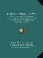 Two Premium Essays