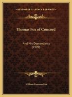 Thomas Fox of Concord