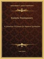 Esoteric Freemasonry