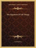 The Signature Of All Things