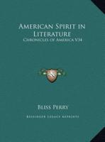 American Spirit in Literature