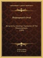 Shakespeare's Ovid