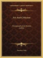 Art And Criticism