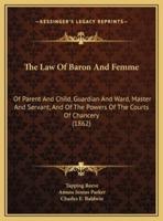 The Law Of Baron And Femme