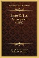 Essays Of J. A. Schumpeter (1951)