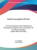 Kant's Conception of God