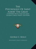 The Psychology Of Saint Albert The Great