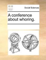 A conference about whoring.