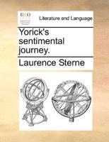 Yorick's sentimental journey.