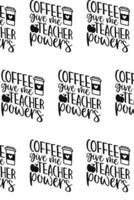 Coffee Give Me Teacher Powers Composition Notebook - Small Ruled Notebook - 6X9 Lined Notebook (Softcover Journal / Notebook / Diary)