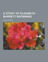 Study of Elizabeth Barrett Browning