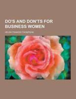 Do's and Don'ts for Business Women