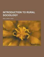 Introduction to Rural Sociology