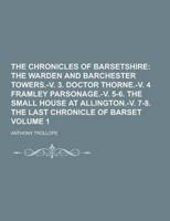 The Chronicles of Barsetshire Volume 1