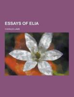 Essays of Elia