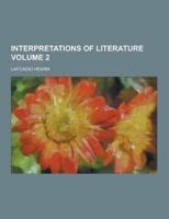 Interpretations of Literature Volume 2