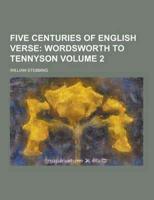 Five Centuries of English Verse Volume 2