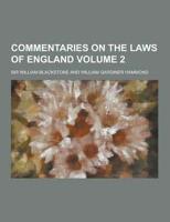 Commentaries on the Laws of England Volume 2
