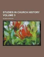 Studies in Church History Volume 5