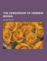 The Censorship of Hebrew Books