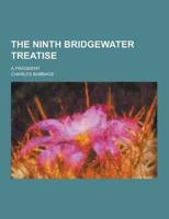 The Ninth Bridgewater Treatise; A Fragment