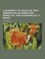 A Biography of David Cox