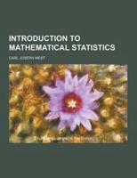 Introduction to Mathematical Statistics