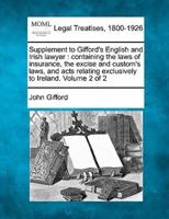 Supplement to Gifford's English and Irish Lawyer