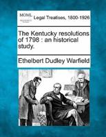 The Kentucky Resolutions of 1798