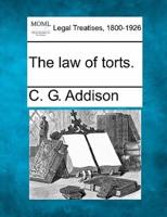 The Law of Torts.