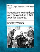 Introduction to American Law