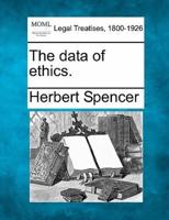 The Data of Ethics.