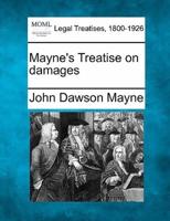 Mayne's Treatise on Damages