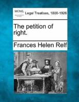 The Petition of Right.