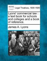 Lyons' Commercial Law