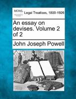 An Essay on Devises. Volume 2 of 2