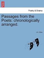 Passages from the Poets